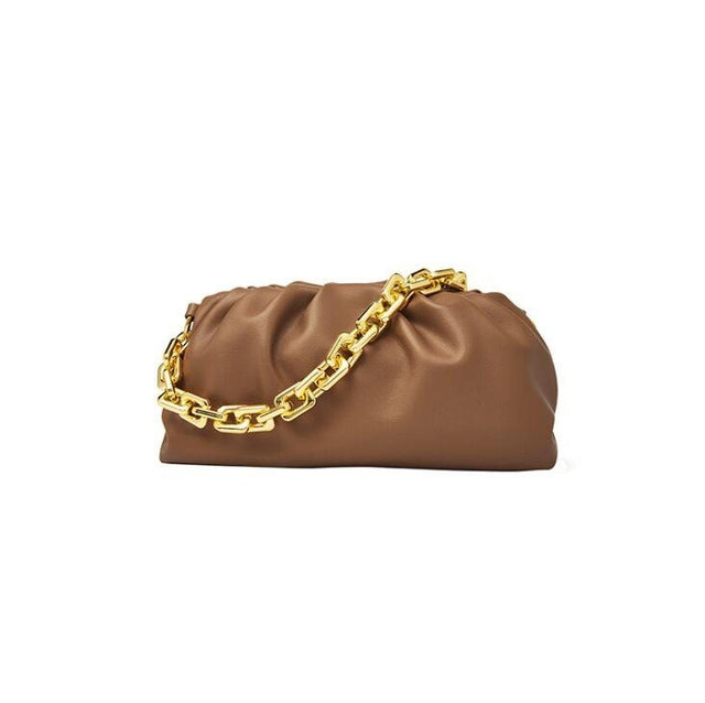 gold_chain_brown_over_size_genuine_leather_pouch_bag_slouchy_clutches_4