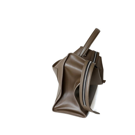 green_leather_zipper_large_tote_bag_with_wide_shoulder_strap_5_11