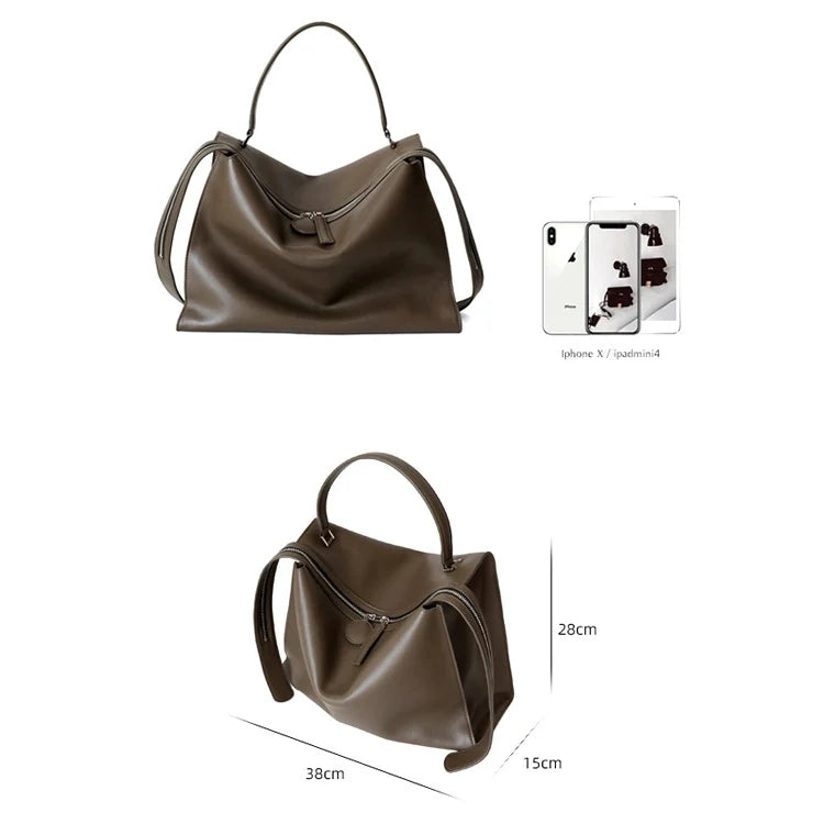 green_leather_zipper_large_tote_bag_with_wide_shoulder_strap_5_12