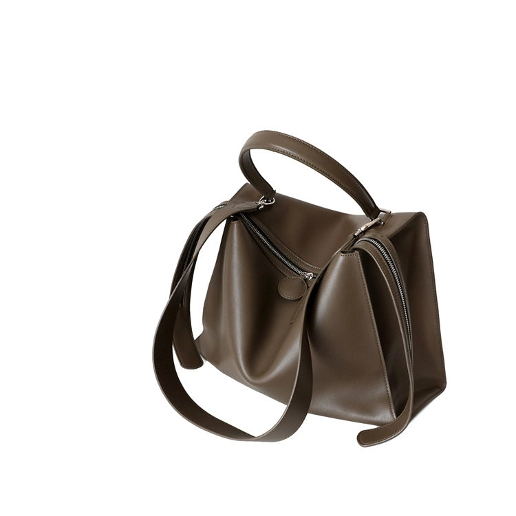 green_leather_zipper_large_tote_bag_with_wide_shoulder_strap_5_9