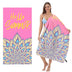 Hello Summer Double - faced Fleece Quick - drying Beach Towel | PRUSES - PRUSES