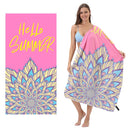 Hello Summer Double - faced Fleece Quick - drying Beach Towel | PRUSES - PRUSES