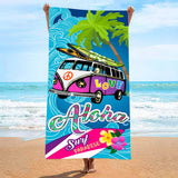 Holiday Car Pattern Beach Towel | PRUSES - PRUSES