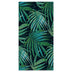Jungle Leaf Print Double - Faced Fleece Beach Towel | PRUSES - PRUSES
