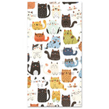 Kitten Illustration Beach Towel | PRUSES - PRUSES