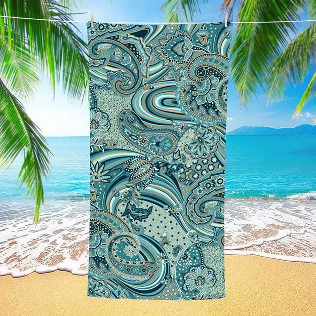 Large Printed Beach Towel For Summer | PRUSES - PRUSES