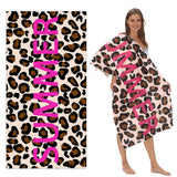 Leopard Print Beach Towel PRUSES - PRUSES