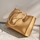 light_brown_genuine_leather_square_large_tote_bag_women_s_shoulder_bags_2