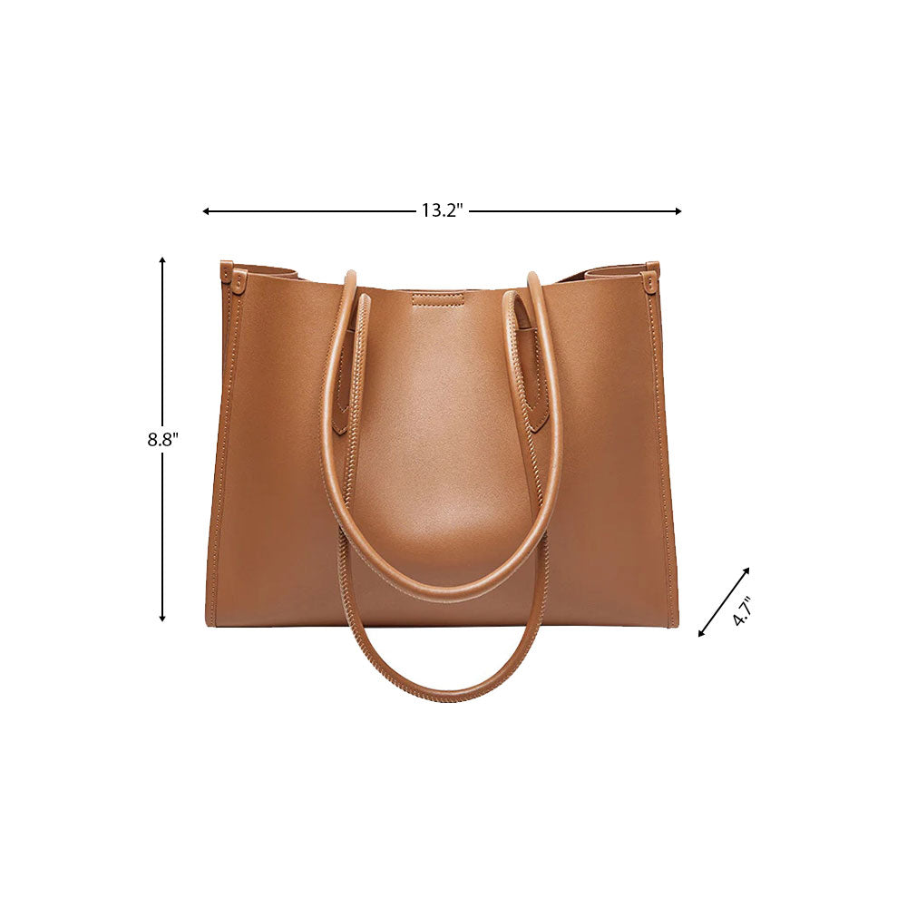 light_brown_genuine_leather_square_large_tote_bag_women_s_shoulder_bags_3