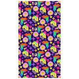 Lilac Turtle Print Beach Towel | PRUSES - PRUSES