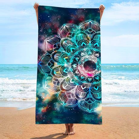 Mandala Print Beach Towel | PRUSES - PRUSES