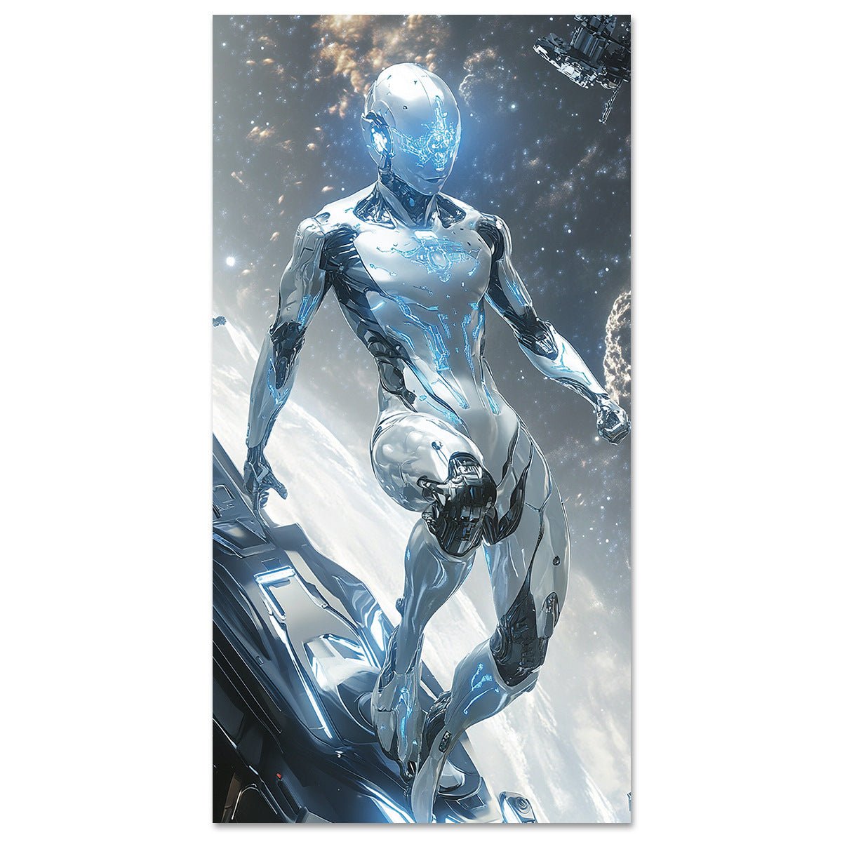 Mecha Warrior Double - Faced Fleece Beach Towel | PRUSES - PRUSES