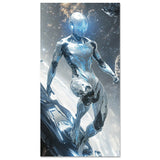 Mecha Warrior Double - Faced Fleece Beach Towel | PRUSES - PRUSES