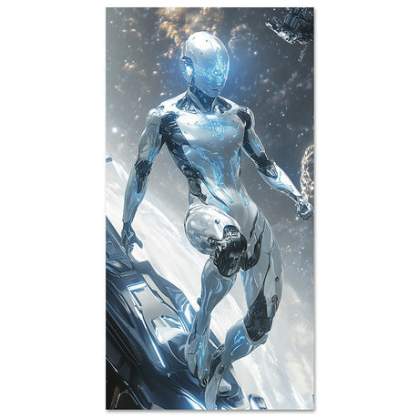 Mecha Warrior Double - Faced Fleece Beach Towel | PRUSES - PRUSES