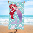 Mermaid Pattern Beach Towel | PRUSES - PRUSES