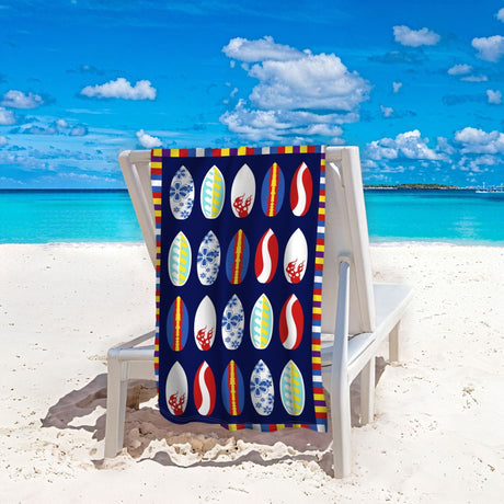 Multicolored Pattern Beach Towel | PRUSES - PRUSES