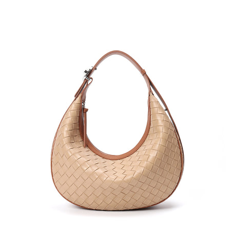 nude_leather_woven_half-moon_hobo_handbag_shoulder_bag_1
