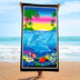 Ocean Dolphin Beach Towel | PRUSES - PRUSES