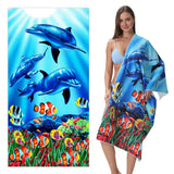 Ocean Pattern Beach Towel | Pruses - PRUSES