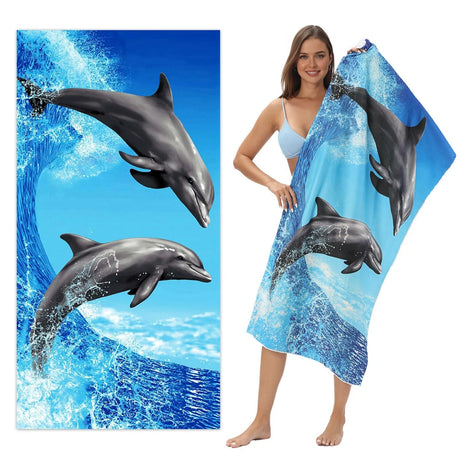 Ocean Theme Beach Towel | PRUSES - PRUSES