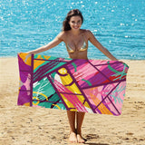 Oversized Double - Faced Fleece Quick - Drying Beach Towel | PRUSES - PRUSES