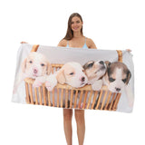 Pet Pictures Beach Towel | PRUSES - PRUSES