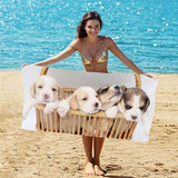 Pet Pictures Beach Towel | PRUSES - PRUSES