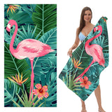 Pink Flamingo Beach Towel | PRUSES - PRUSES