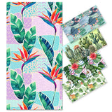 Plant Pattern Beach Towel PRUSES - PRUSES
