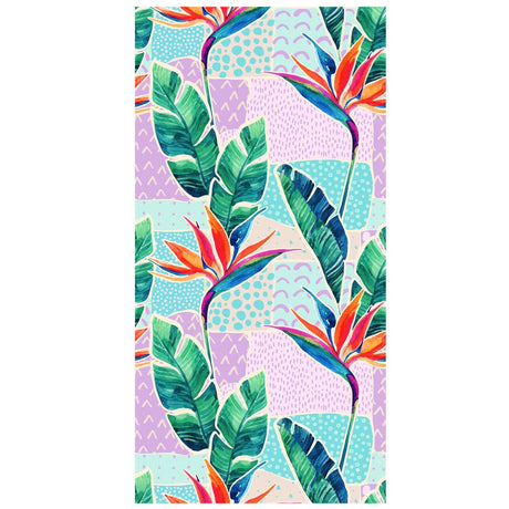 Plant Pattern Beach Towel PRUSES - PRUSES