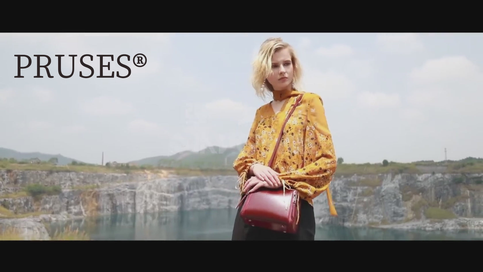 PRUSES Genuine leather bag promotional vedio