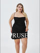 Women Plus Size Black Satin Slip Nightgown pruses vedio