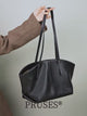 Womens Genuine Leather Minimalist Tote Bag PRUSES vedio