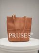 Women's Genuine Leather Commuter Tote Bag with Inner Pouch pruses vedio