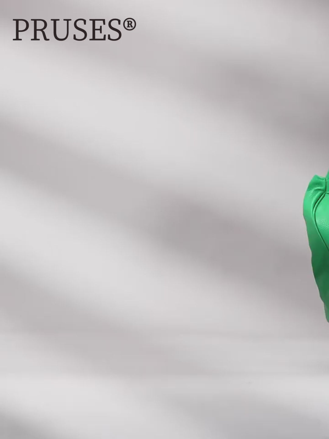 Genuine Leather Oversized Tote Bag with Zipper detail pruses vedio