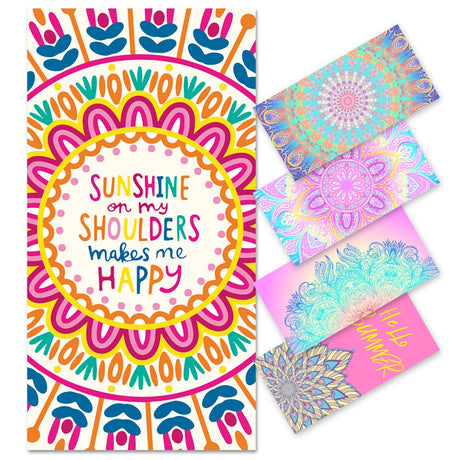 Printed Beach Towel Double - Faced Fleece Quick - Drying Beach Towel | PRUSES - PRUSES