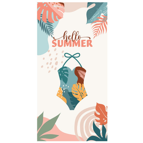 Printed Pattern Beach Towel | PRUSES - PRUSES