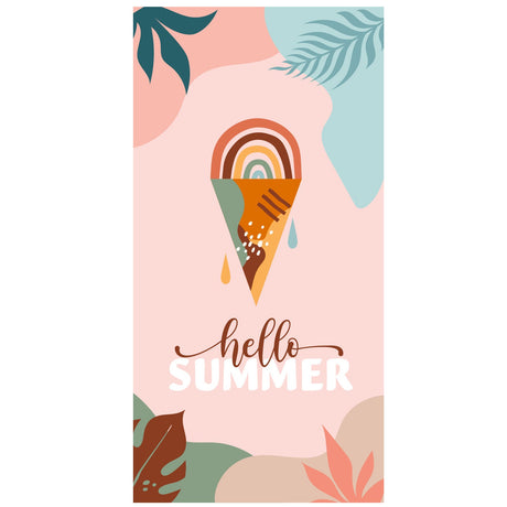 Printed Pattern Beach Towel | PRUSES - PRUSES