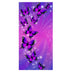 Purple Butterfly Pattern Beach Towel | PRUSES - PRUSES