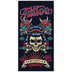 Retro Creative Skull Halloween Beach Towel - PRUSES