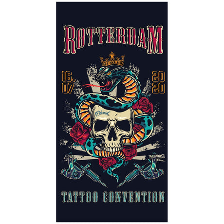 Retro Creative Skull Halloween Beach Towel - PRUSES