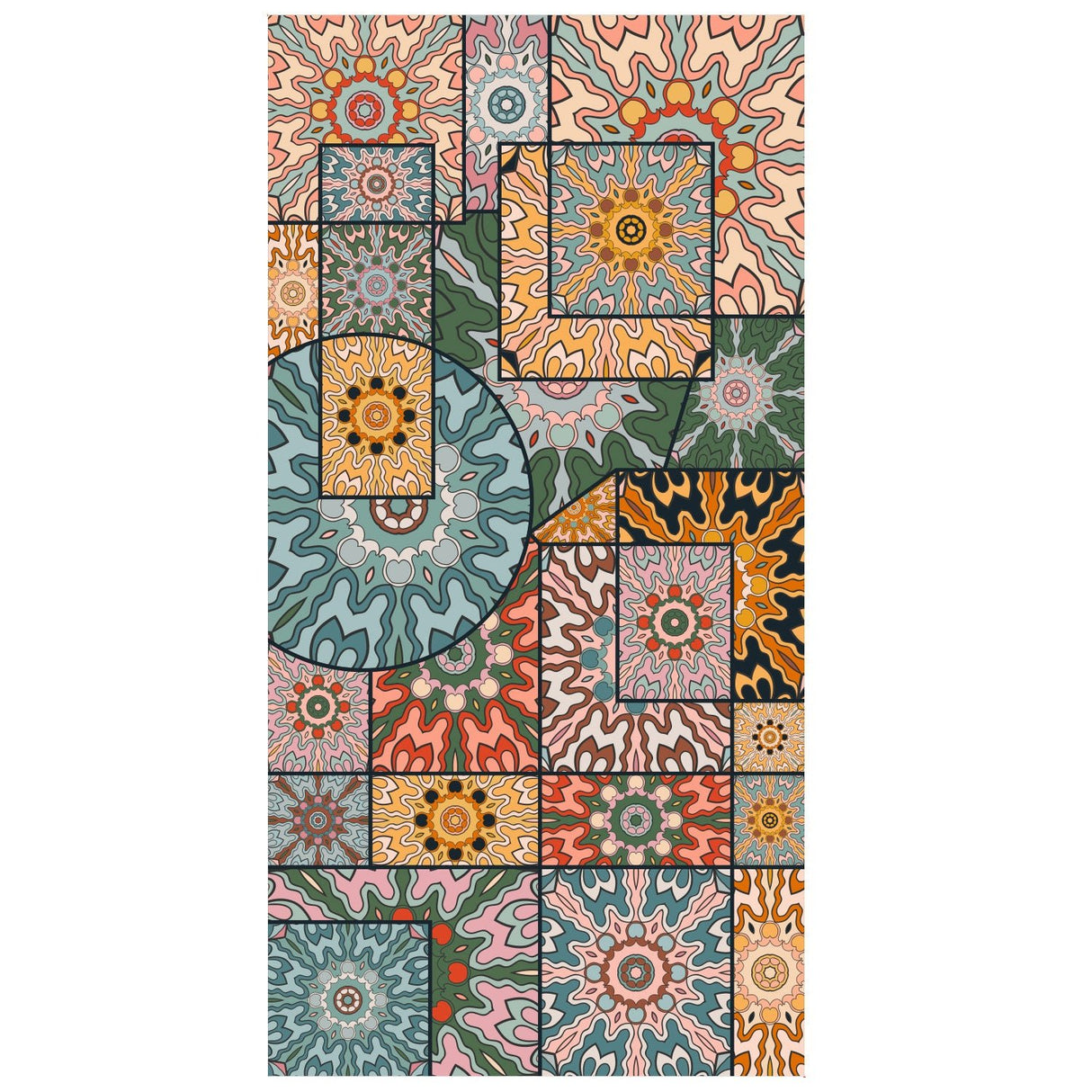 Retro Double - Faced Fleece Quick - Drying Beach Towel | PRUSES - PRUSES