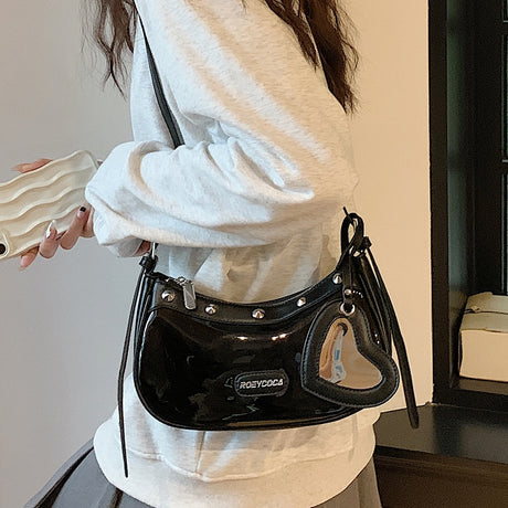 rivet_clear_jelly_Black_Rivet_Clear_Jelly_Hobo_Bag_Studded_Heart_Charm_Crossbody_Purse_PRUSES-6hobo_bag_studded_zip_crossbody_purse_16