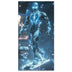 Robot Double - Faced Fleece Beach Towel | PRUSES - PRUSES