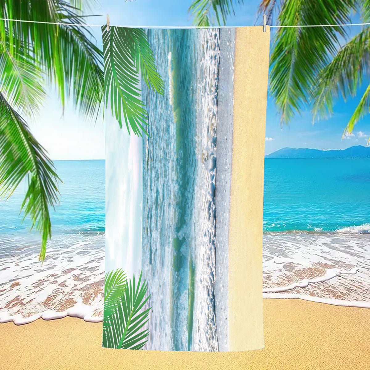 Sand Free Double - Faced Fleece Beach Towel | PRUSES - PRUSES