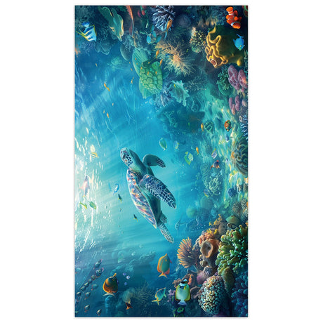 Sea Turtles Double - Faced Fleece Beach Towel | PRUSES - PRUSES