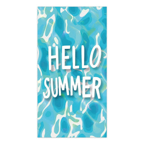 Seawater Pattern Double - Faced Fleece Beach Towel | PRUSES - PRUSES