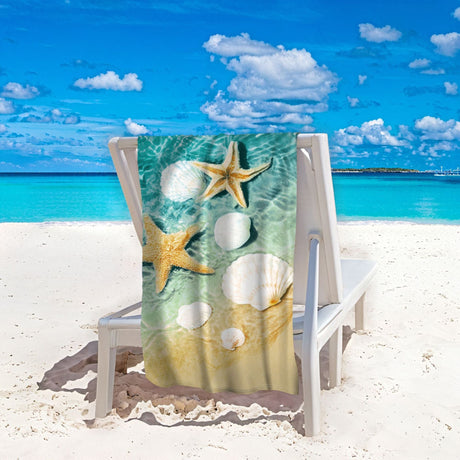 Shell Pattern Beach Towel | PRUSES - PRUSES