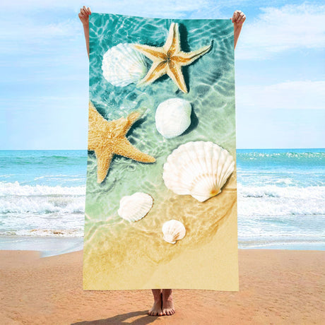 Shell Pattern Beach Towel | PRUSES - PRUSES