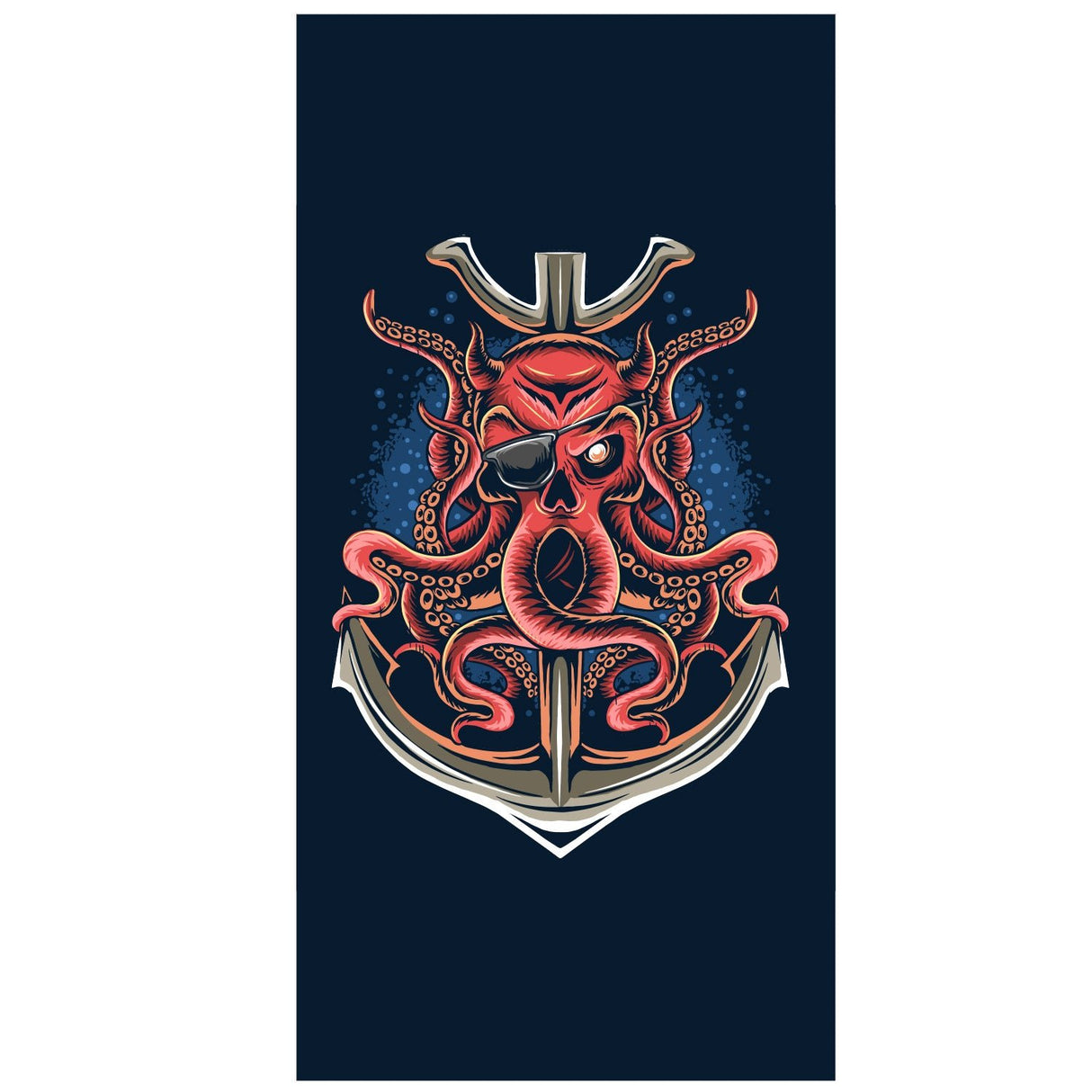 Skull Pattern Halloween Beach Towel - PRUSES